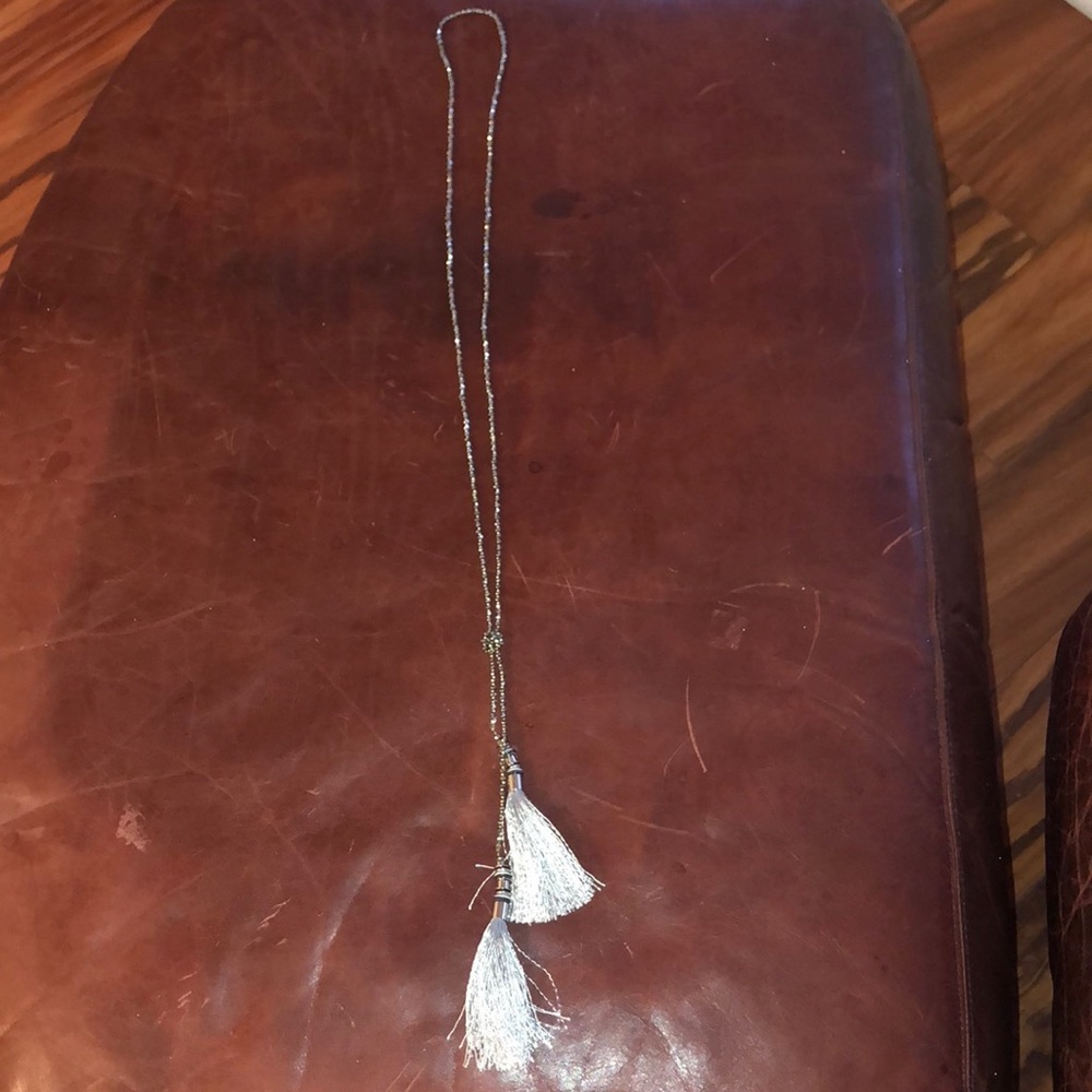 Evereve Long silver necklace